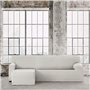 Housse pour chaise longue accoudoir long gauche Eysa BRONX Blanc 110 x 110 x 310 cm