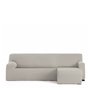 Housse pour chaise longue accoudoir court droit Eysa BRONX Beige 110 x 110 x 310 cm