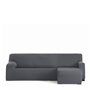 Housse pour chaise longue accoudoir court droit Eysa BRONX Gris foncé 110 x 110 x 310 cm