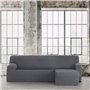 Housse pour chaise longue accoudoir court droit Eysa BRONX Gris foncé 110 x 110 x 310 cm