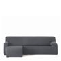 Housse pour chaise longue accoudoir long gauche Eysa BRONX Gris foncé 110 x 110 x 310 cm