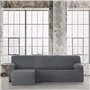 Housse pour chaise longue accoudoir long gauche Eysa BRONX Gris foncé 110 x 110 x 310 cm