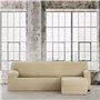 Housse pour chaise longue accoudoir court droit Eysa BRONX Beige 110 x 110 x 310 cm