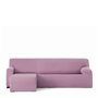 Housse pour chaise longue accoudoir long gauche Eysa BRONX Rose 110 x 110 x 310 cm