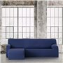 Housse pour chaise longue accoudoir long gauche Eysa BRONX Bleu 110 x 110 x 310 cm