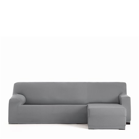 Housse pour chaise longue accoudoir court droit Eysa BRONX Gris 110 x 110 x 310 cm