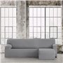 Housse pour chaise longue accoudoir court droit Eysa BRONX Gris 110 x 110 x 310 cm