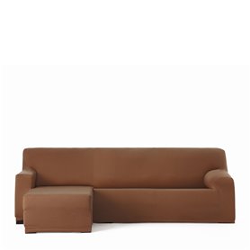 Housse pour chaise longue accoudoir long gauche Eysa BRONX Marron 110 x 110 x 310 cm