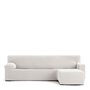 Housse pour chaise longue accoudoir court droit Eysa JAZ Blanc 120 x 120 x 360 cm