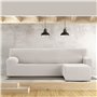 Housse pour chaise longue accoudoir court droit Eysa JAZ Blanc 120 x 120 x 360 cm