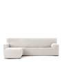 Housse pour chaise longue accoudoir long gauche Eysa JAZ Blanc 120 x 120 x 360 cm