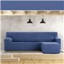 Housse pour chaise longue accoudoir court droit Eysa JAZ Bleu 120 x 120 x 360 cm