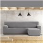 Housse pour chaise longue accoudoir court droit Eysa JAZ Gris 120 x 120 x 360 cm