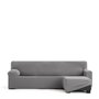 Housse pour chaise longue accoudoir court droit Eysa JAZ Gris 120 x 120 x 360 cm