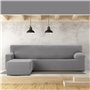 Housse pour chaise longue accoudoir long gauche Eysa JAZ Gris 120 x 120 x 360 cm