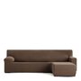 Housse pour chaise longue accoudoir court droit Eysa JAZ Marron 120 x 120 x 360 cm