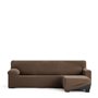 Housse pour chaise longue accoudoir court droit Eysa JAZ Marron 120 x 120 x 360 cm