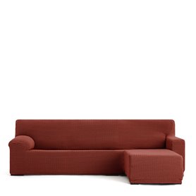 Housse pour chaise longue accoudoir court droit Eysa JAZ Rouge foncé 120 x 120 x 360 cm