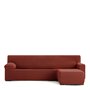 Housse pour chaise longue accoudoir court droit Eysa JAZ Rouge foncé 120 x 120 x 360 cm