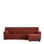 Housse pour chaise longue accoudoir court droit Eysa JAZ Rouge foncé 120 x 120 x 360 cm