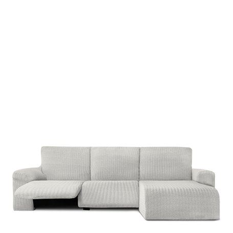 Housse pour chaise longue accoudoir court droit Eysa JAZ Blanc 120 x 120 x 360 cm