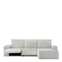 Housse pour chaise longue accoudoir court droit Eysa JAZ Blanc 120 x 120 x 360 cm