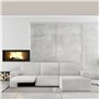 Housse pour chaise longue accoudoir court droit Eysa JAZ Blanc 120 x 120 x 360 cm