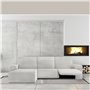 Housse pour chaise longue accoudoir long gauche Eysa JAZ Blanc 120 x 120 x 360 cm