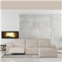 Housse pour chaise longue accoudoir court droit Eysa JAZ Beige 120 x 120 x 360 cm