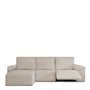 Housse pour chaise longue accoudoir long gauche Eysa JAZ Beige 120 x 120 x 360 cm