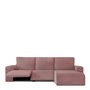 Housse pour chaise longue accoudoir court droit Eysa JAZ Rose 120 x 120 x 360 cm