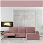 Housse pour chaise longue accoudoir court droit Eysa JAZ Rose 120 x 120 x 360 cm