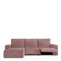 Housse pour chaise longue accoudoir long gauche Eysa JAZ Rose 120 x 120 x 360 cm