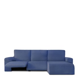 Housse pour chaise longue accoudoir court droit Eysa JAZ Bleu 120 x 120 x 360 cm