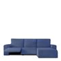 Housse pour chaise longue accoudoir court droit Eysa JAZ Bleu 120 x 120 x 360 cm