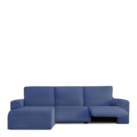 Housse pour chaise longue accoudoir long gauche Eysa JAZ Bleu 120 x 120 x 360 cm