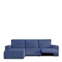 Housse pour chaise longue accoudoir long gauche Eysa JAZ Bleu 120 x 120 x 360 cm