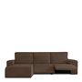 Housse pour chaise longue accoudoir long gauche Eysa JAZ Marron 120 x 120 x 360 cm