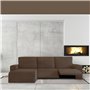 Housse pour chaise longue accoudoir long gauche Eysa JAZ Marron 120 x 120 x 360 cm