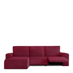 Housse pour chaise longue accoudoir long gauche Eysa JAZ Bordeaux 120 x 120 x 360 cm