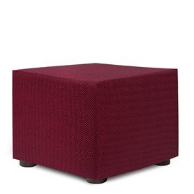 Housse de pouf Eysa JAZ Bordeaux 65 x 65 x 65 cm