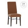 Housse de Chaise Eysa BRONX Terre cuite 50 x 55 x 50 cm 2 Unités