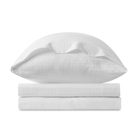 Jeu de draps Alexandra House Living Atia Blanc Lit 1 persone 3 Pièces