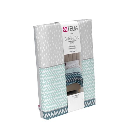 Parure de couette Alexandra House Living Brenda Multicouleur Lit 1 persone 2 Pièces