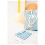 Sac Crochetts Bleu Chat