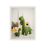 Cadre Crochetts Multicouleur 33 x 43 x 2 cm Dinosaure