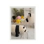 Cadre Crochetts Multicouleur 33 x 43 x 2 cm Ours Panda