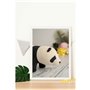 Cadre Crochetts Multicouleur 33 x 43 x 2 cm Ours Panda