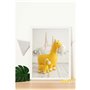 Cadre Crochetts Multicouleur 33 x 43 x 2 cm Cheval
