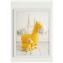 Cadre Crochetts Multicouleur 33 x 43 x 2 cm Cheval